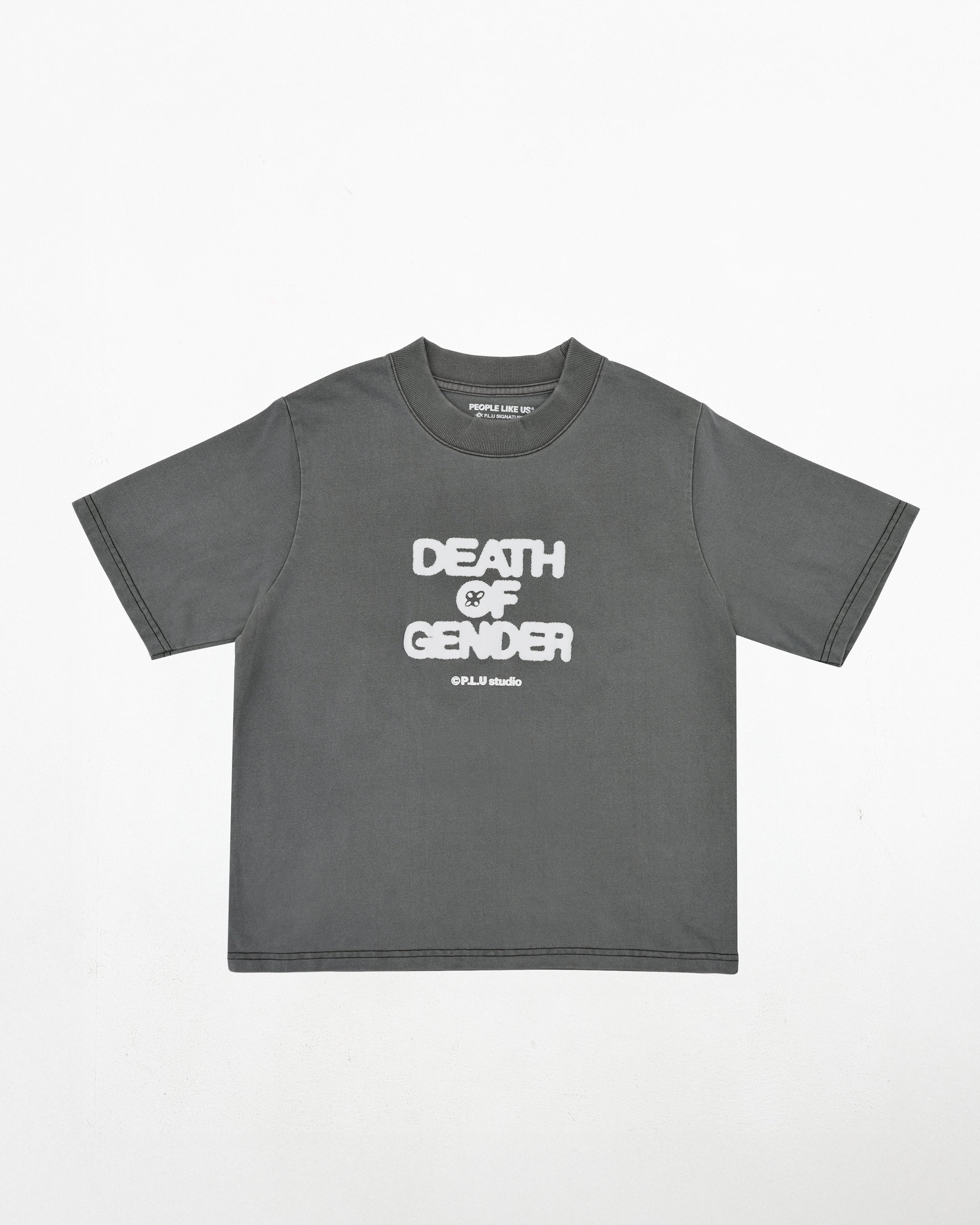 S102: "Death" High Collar Regular Fit Tee