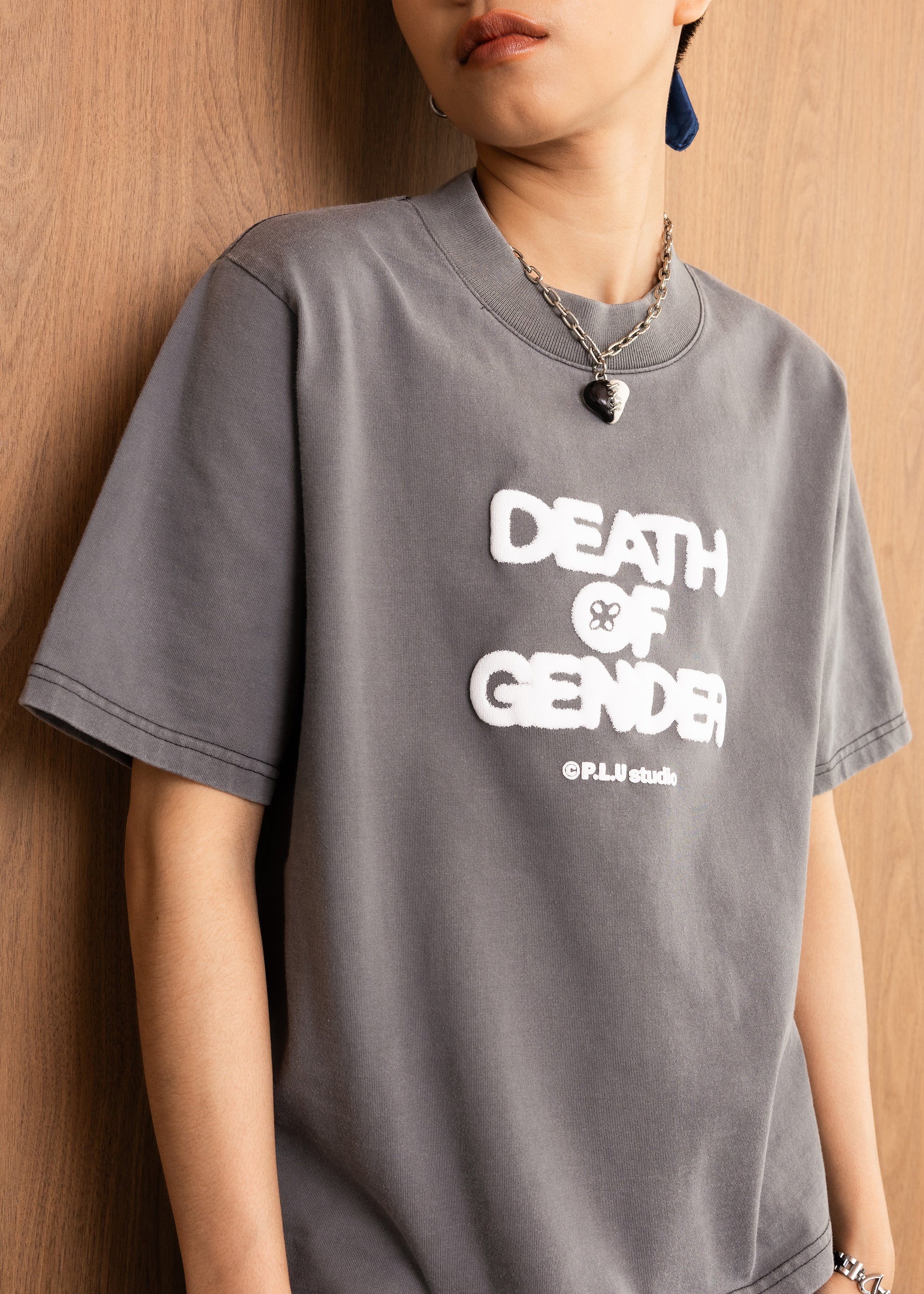 S102: "Death" High Collar Regular Fit Tee